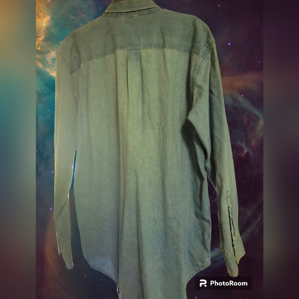 Vintage 90's Planet Hollywood denim shirt - Picture 3 of 3